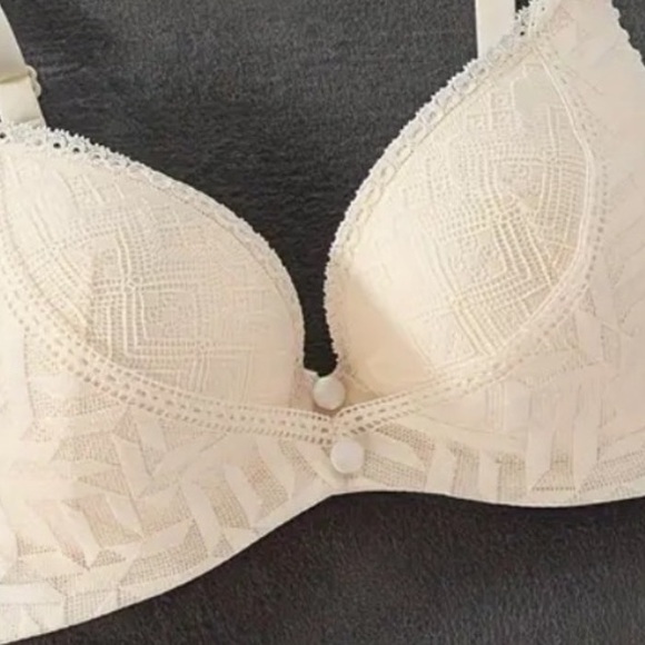 🌿 3 pcs Lace Push Up Bra, Sexy & Breathable Underwire Bra - Picture 7 of 16